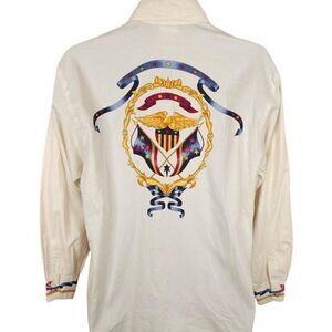 Vintage Mondi Shirt Womens Size Small European 36 Made In West Germany Crest